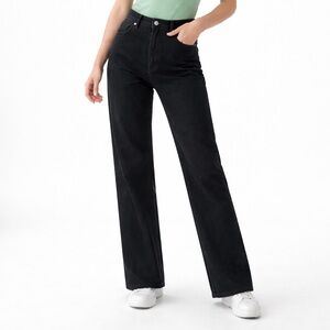 Nygard Collection Stylish Black Straight Jeans